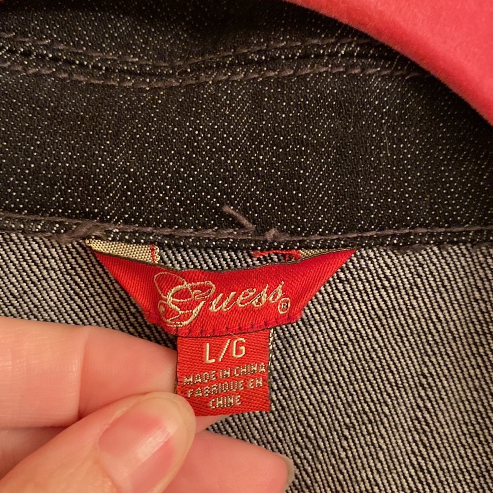 🛑 large Guess Jean jacket - Picture 4 of 13